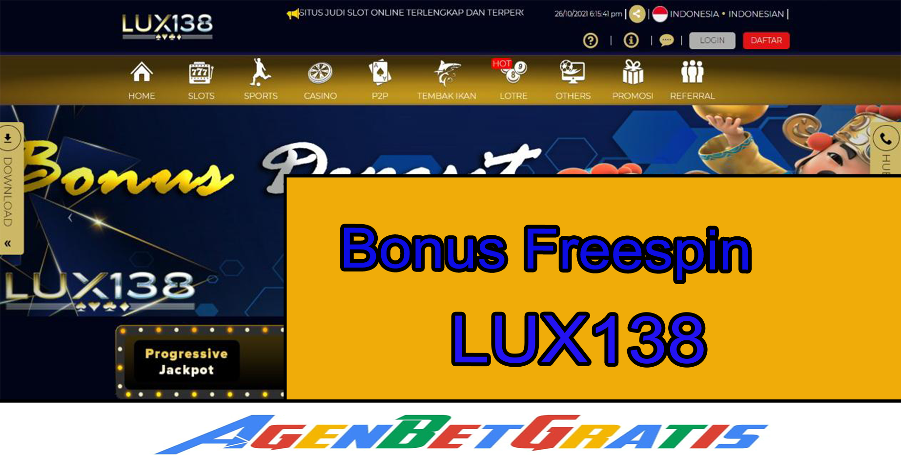 LUX138 - Bonus Freespin