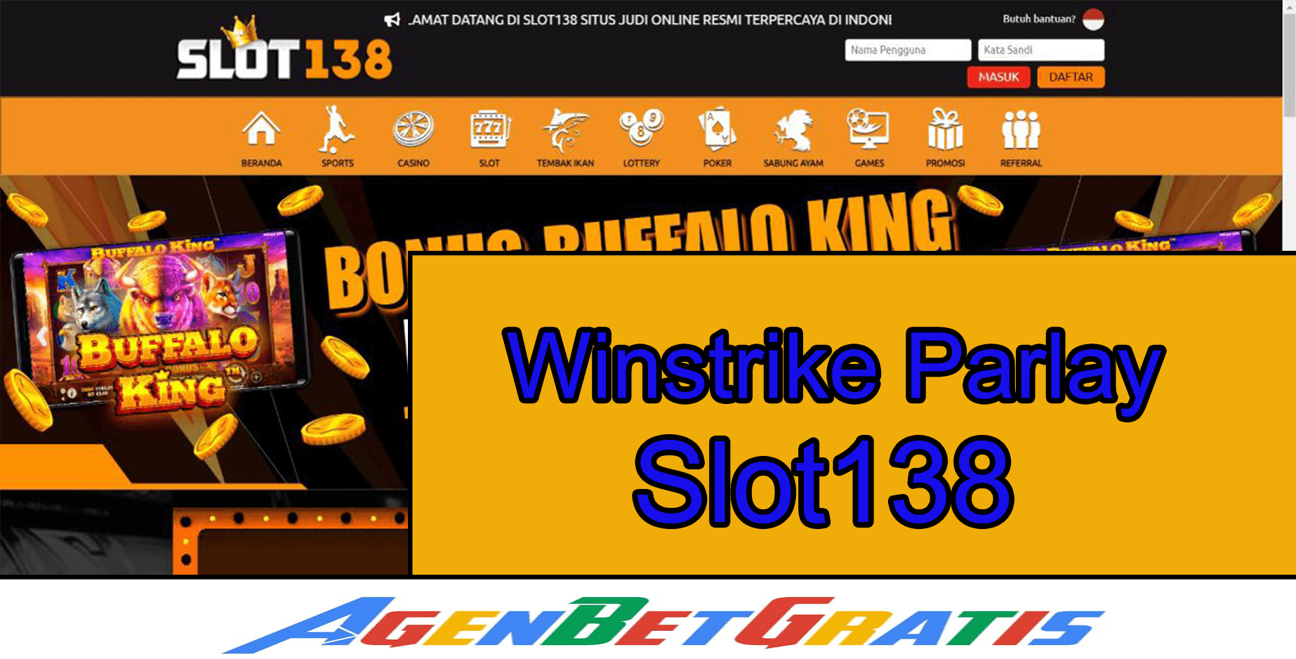 SLOT138 - Event Winstrike Parlay