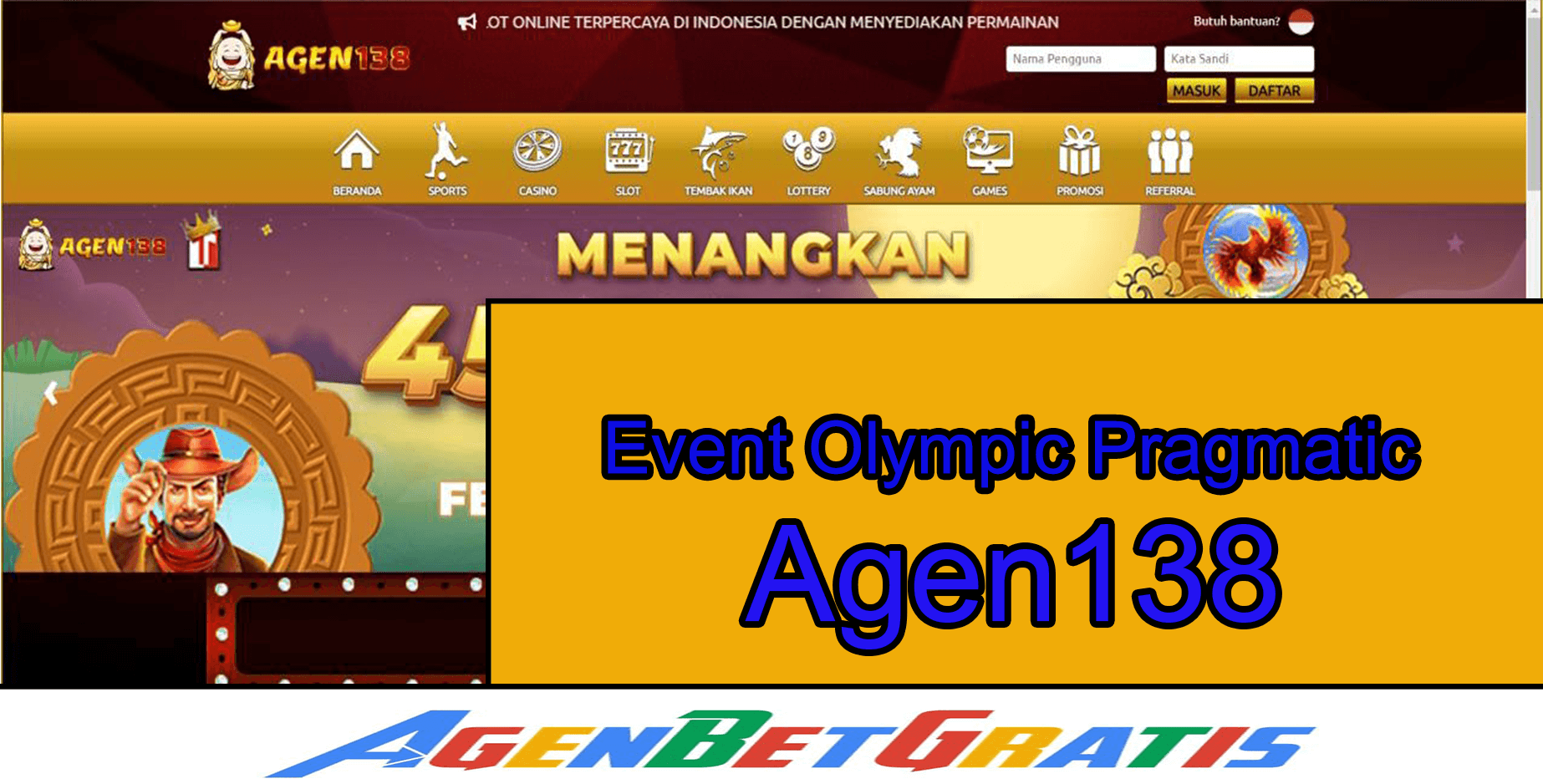 AGEN138 - Event Olympic Pragmatic