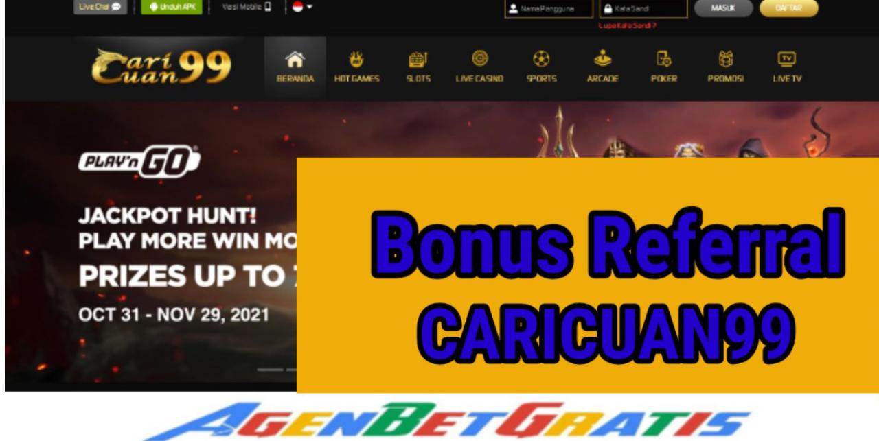 CARICUAN99- Bonus Referral