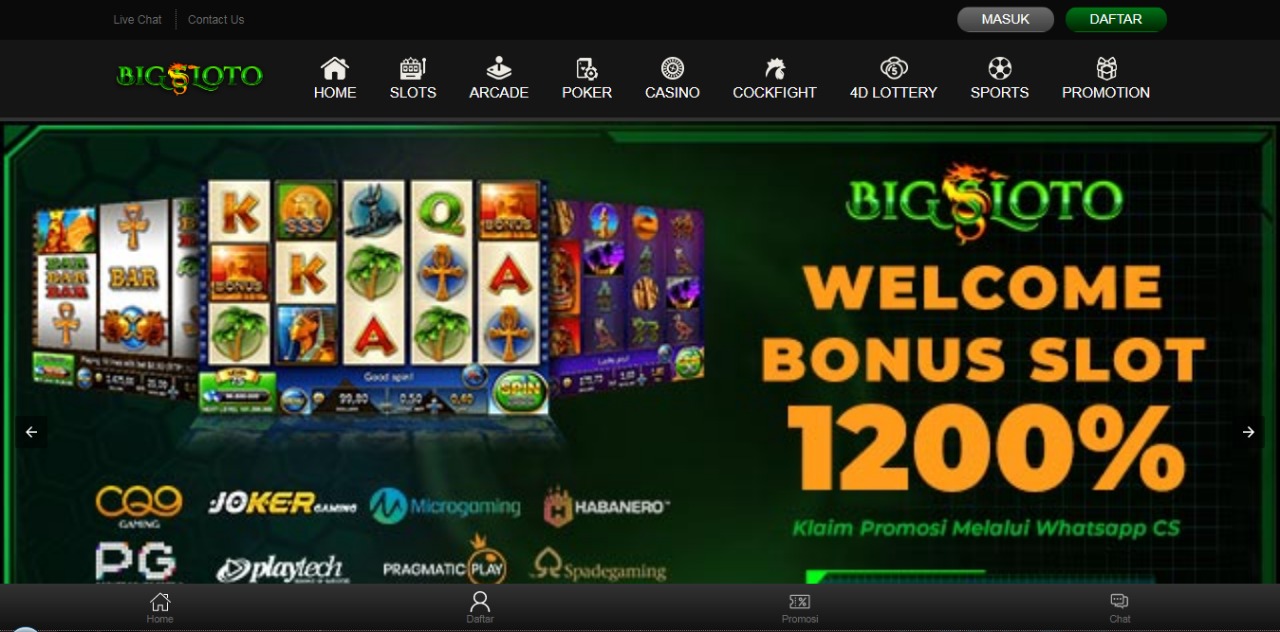 BigSloto - Situs Judi Slot & Situs Poker Online Terpercaya