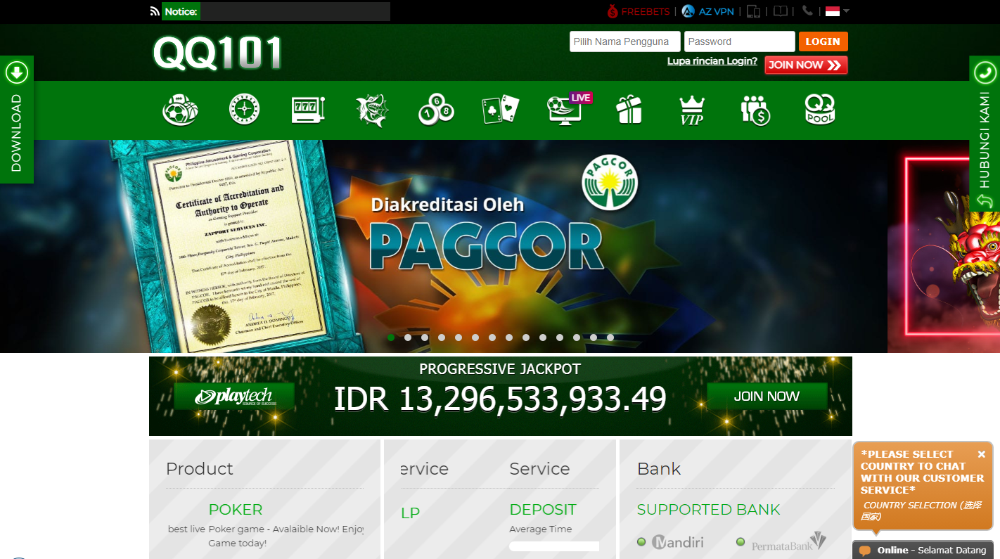 QQ101 - Situs Judi Slot & Situs Lottery Online Terpercaya