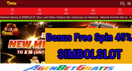SimbolSlot - Bonus Free Spin 45%