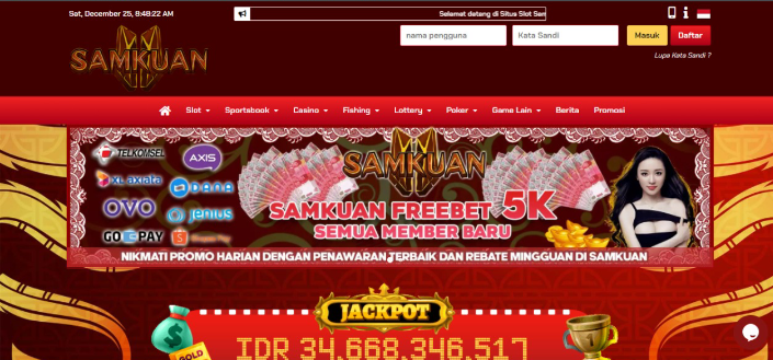 Samkuan - Situs Judi Slot & Casino Online Terpercaya