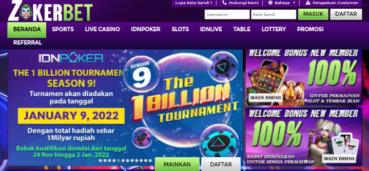 ZokerBet  - Situs Slot, dan Situs Lottery Terpercaya