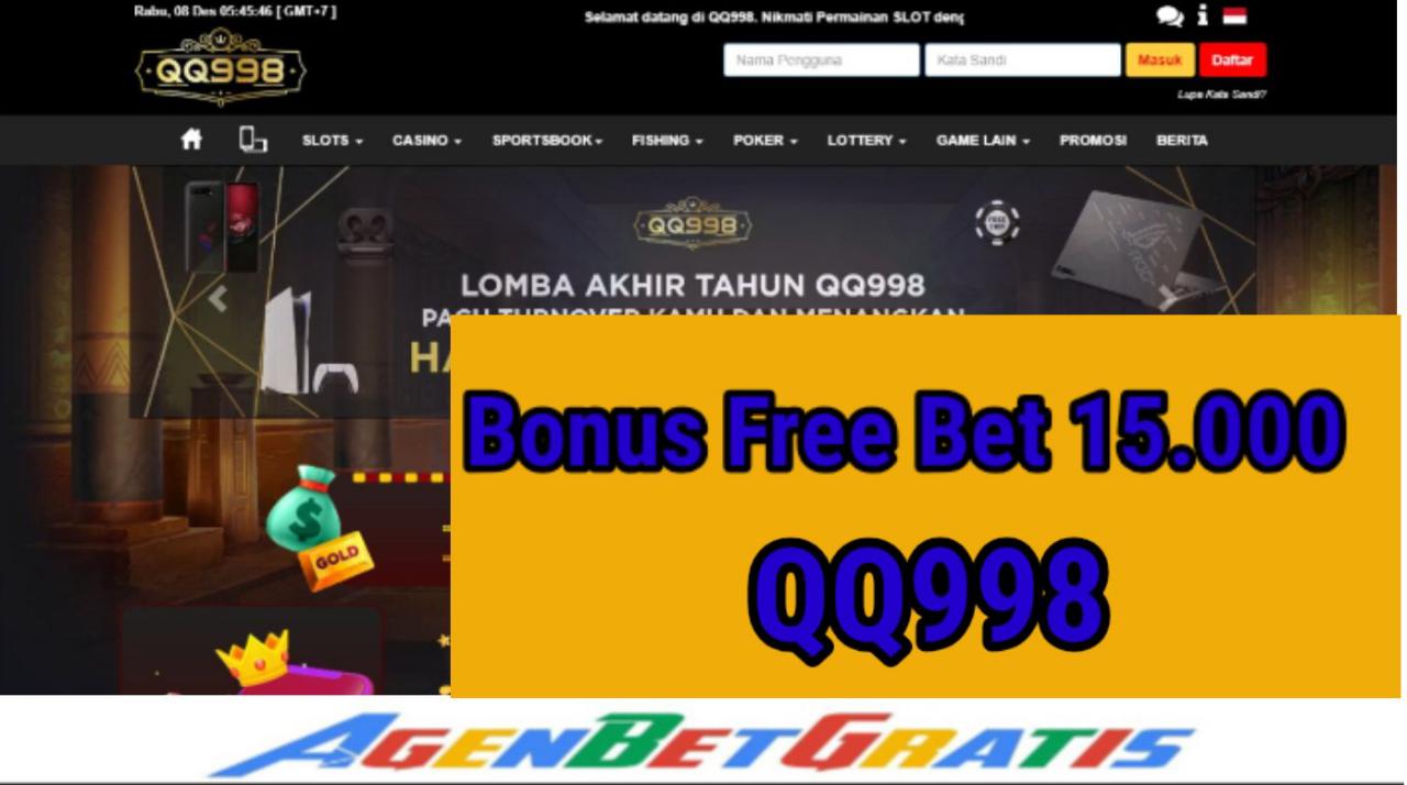QQ998 - Bonus Free Bet 15.000