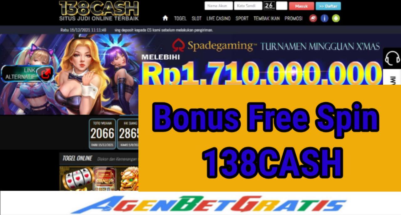 138Cash - Bonus Free Spin