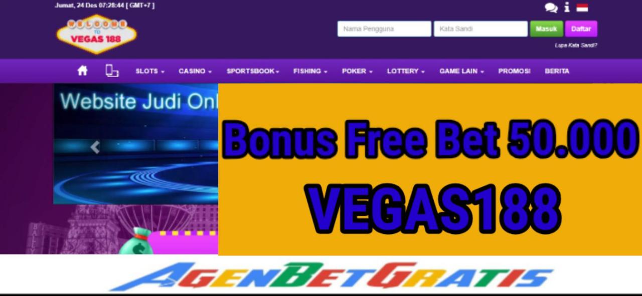 Vegas188 - Bonus Free Bet 50.000
