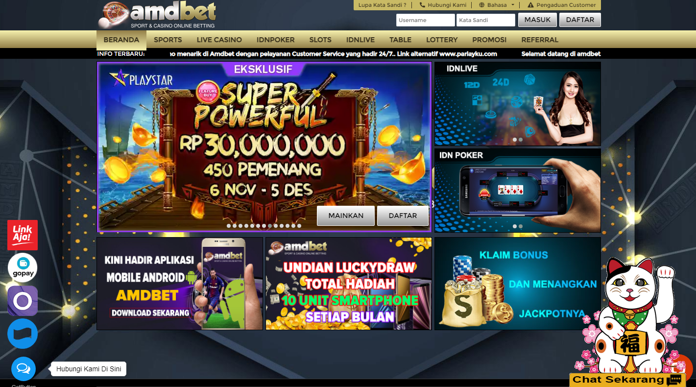 AmdBet - Situs Judi Slot & Situs Casino Online Terpercaya