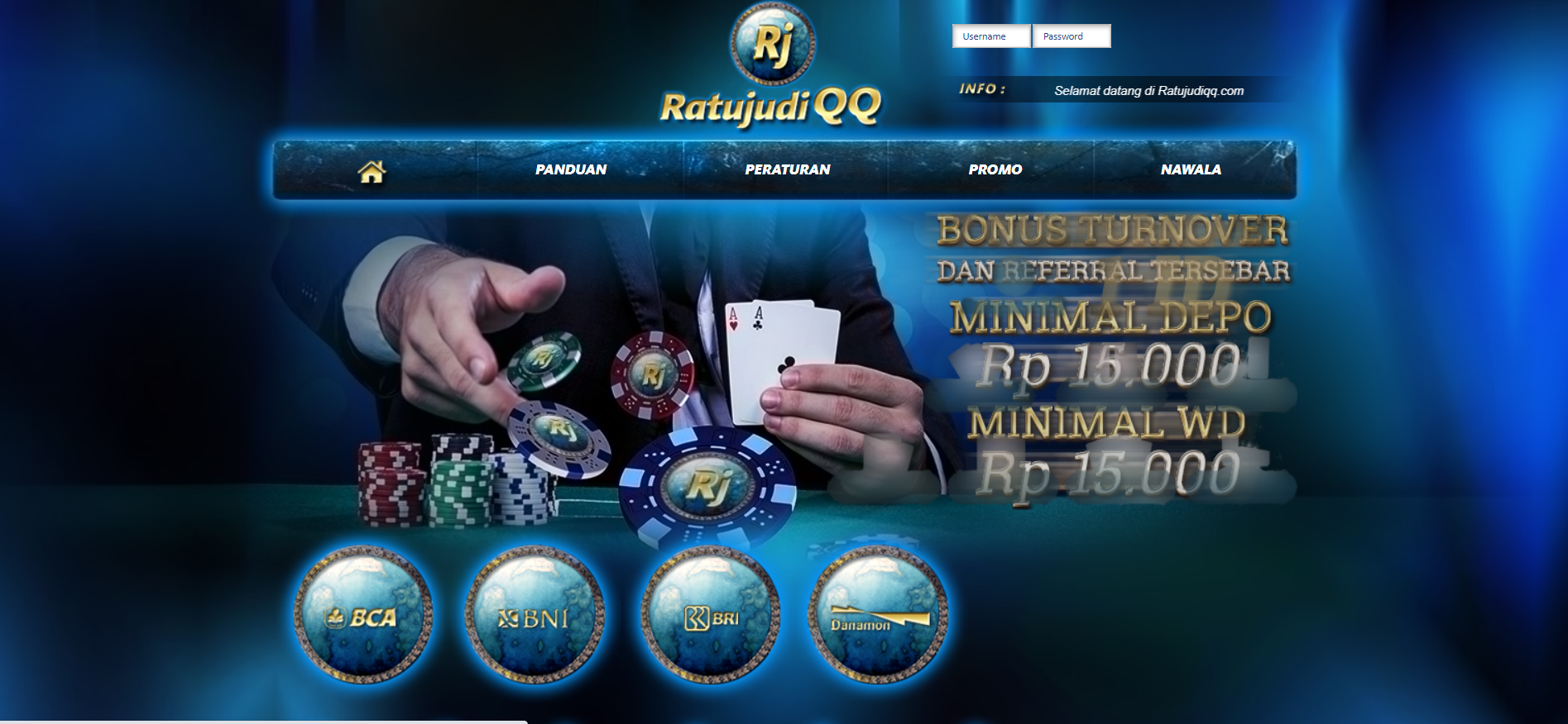 RatuJudiQQ - Situs Judi Slot & Casino Terpercaya