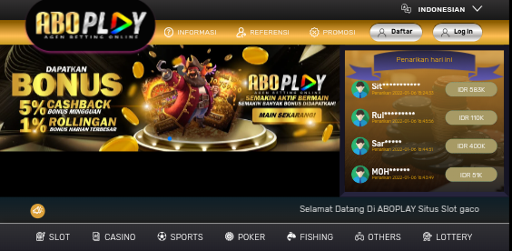 AboPlay - Situs Slot, Dan Situs Sportsbook Terpercaya