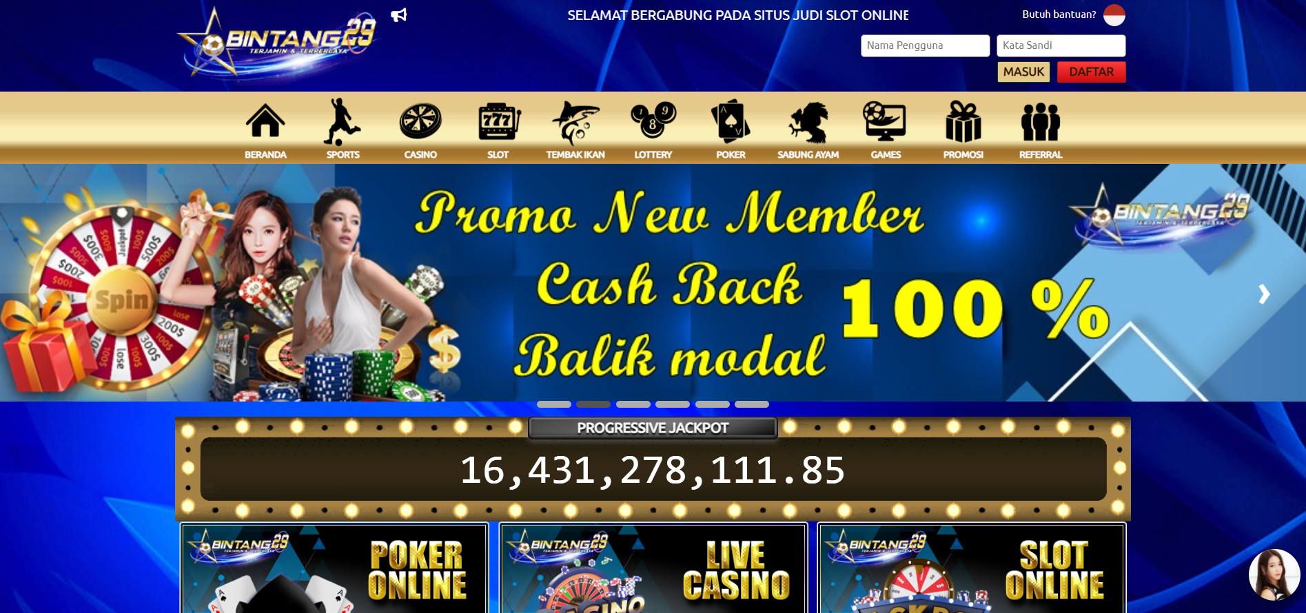 BINTANG29 - Situs Slot, dan Situs Poker Terpercaya