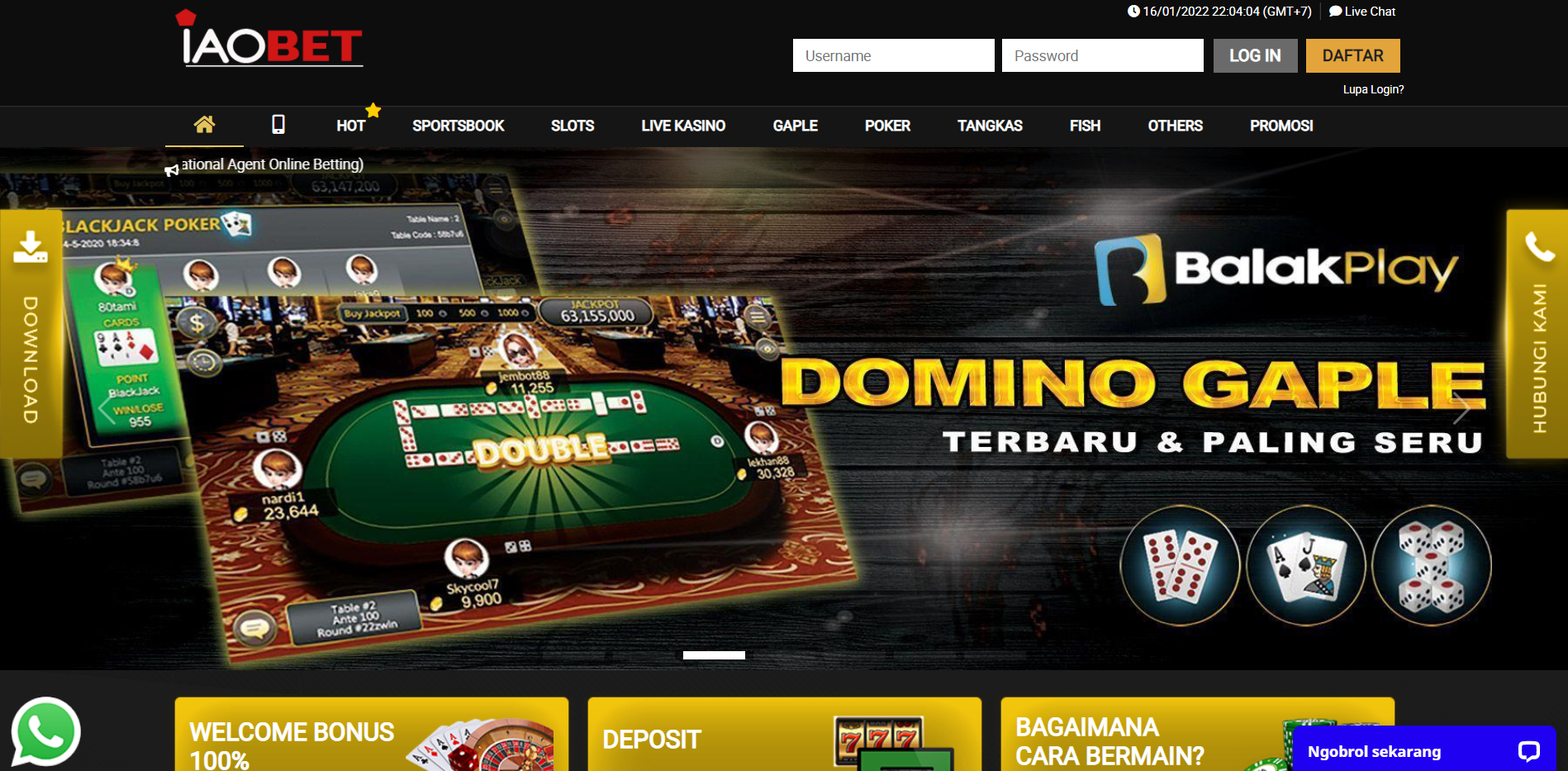 IAOBET - Situs Judi Slot & Casino Terpercaya