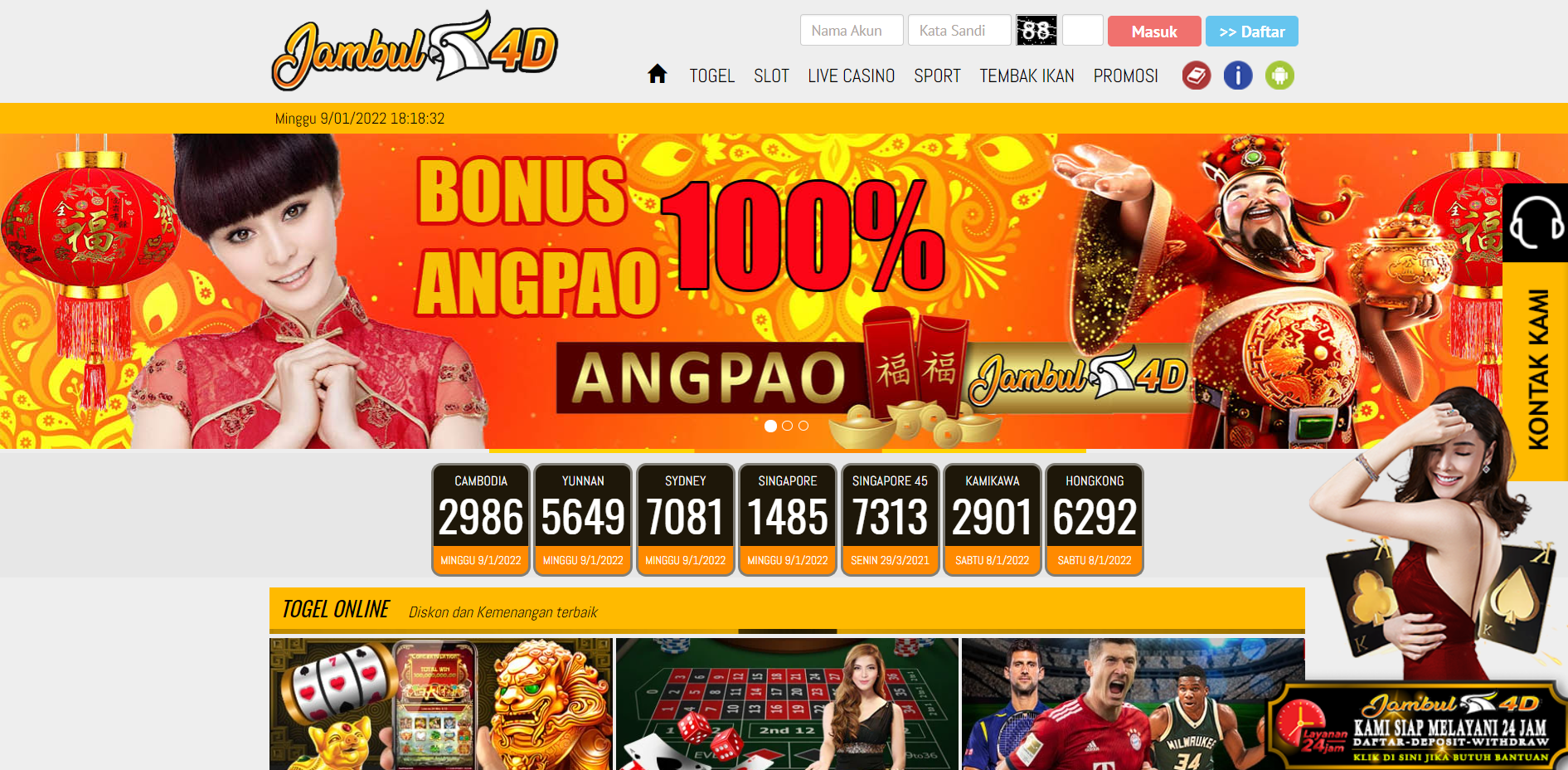 Jambul4D - Situs Slot, dan Situs Togel Terpercaya