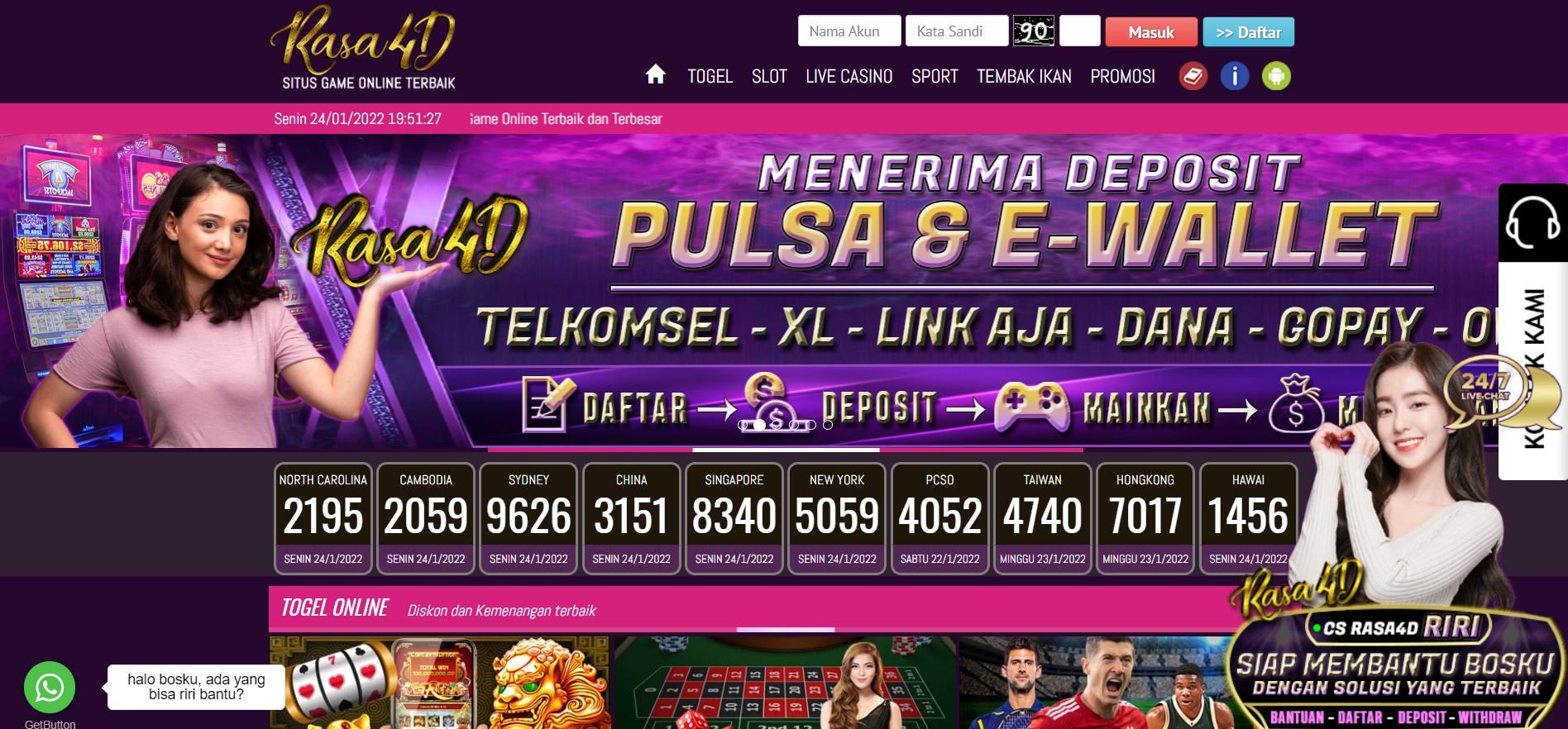 RASA4D - Situs Judi Slot & Casino Terpercaya