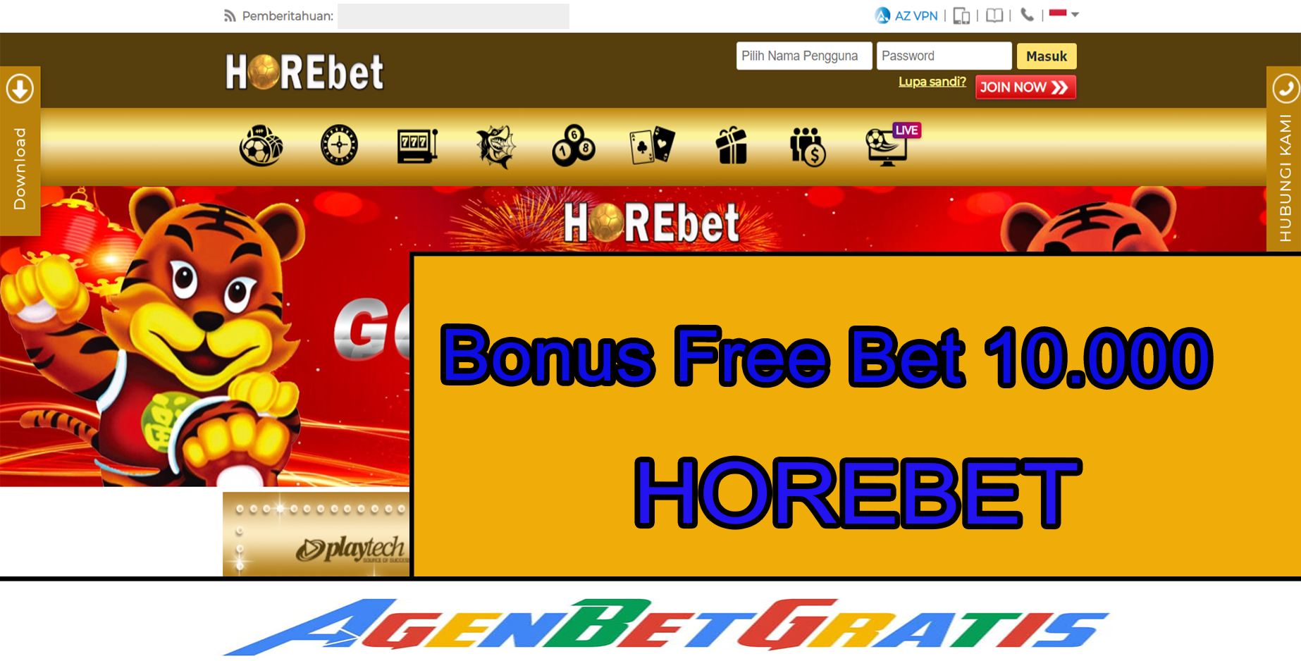 HOREBET - Bonus FreeBet 10.000