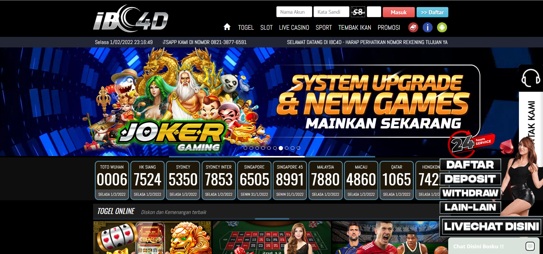 IBC4D - Situs Judi Slot & Casino Terpercaya