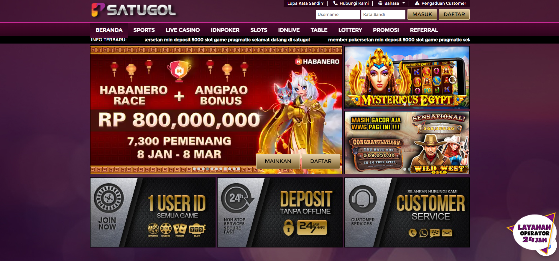 SATUGOL - Situs Slot, dan Situs Poker Terpercaya