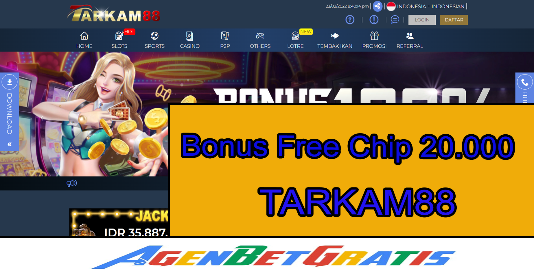 TARKAM88 - Bonus FreeChip 20.000