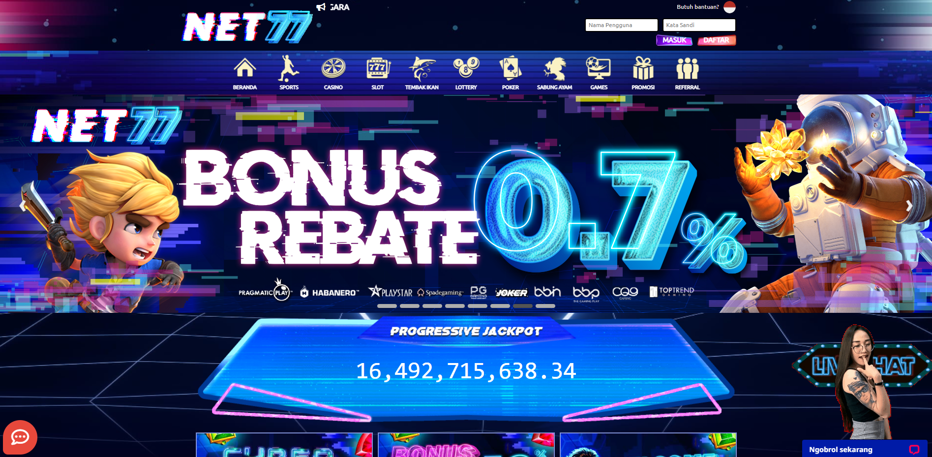 NET77 - Daftar Situs Judi Slot Online Jackpot Terbesar 2022