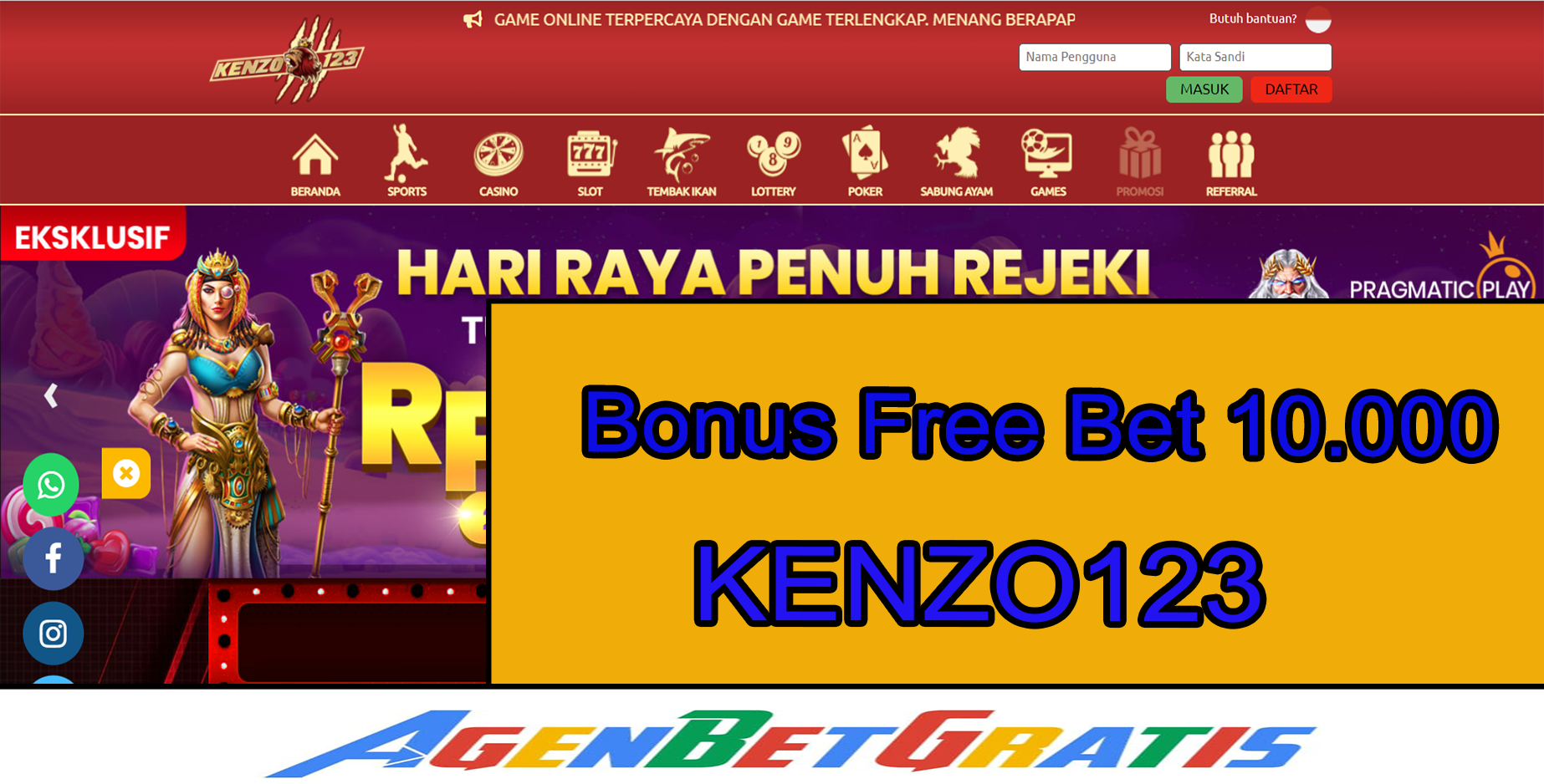 KENZO123 - Bonus FreeBet 10.000