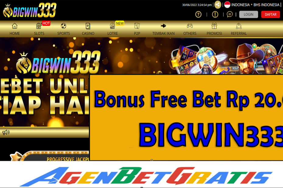 BIGWIN333 - Bonus FreeBet 20.000
