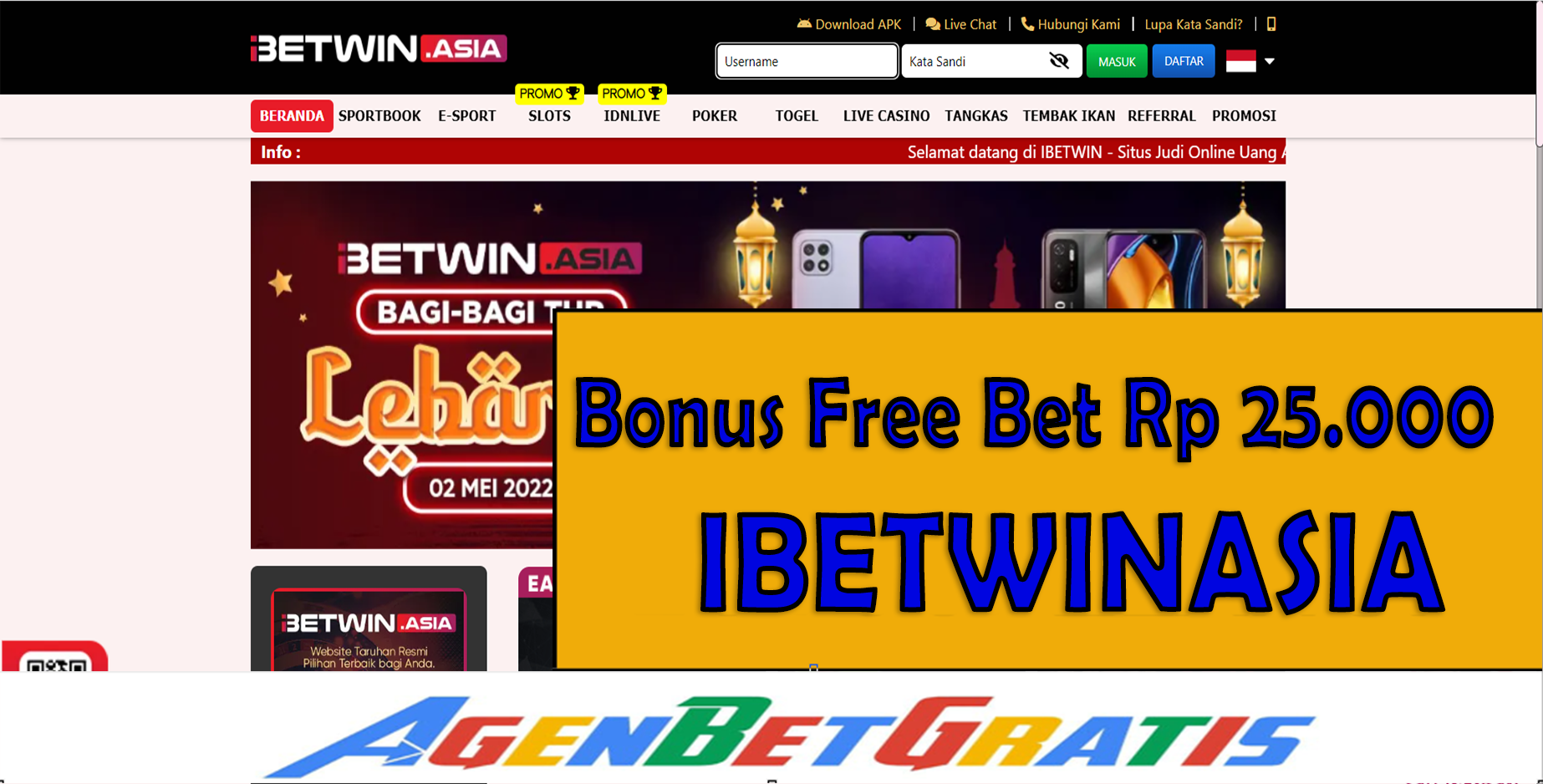 ATM138 - Bonus FreeBet 30.000