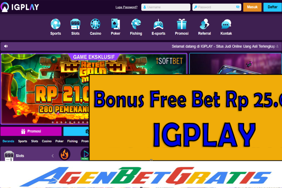 KEDAI69 - Bonus FreeBet 25.000