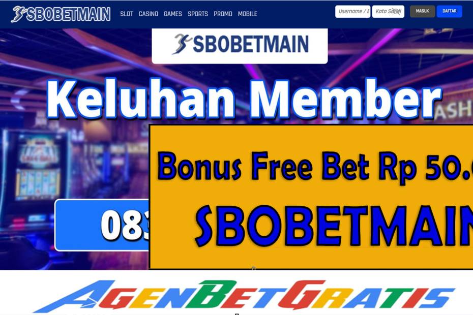 SBOBETMAIN - Bonus FreeBet 50.000