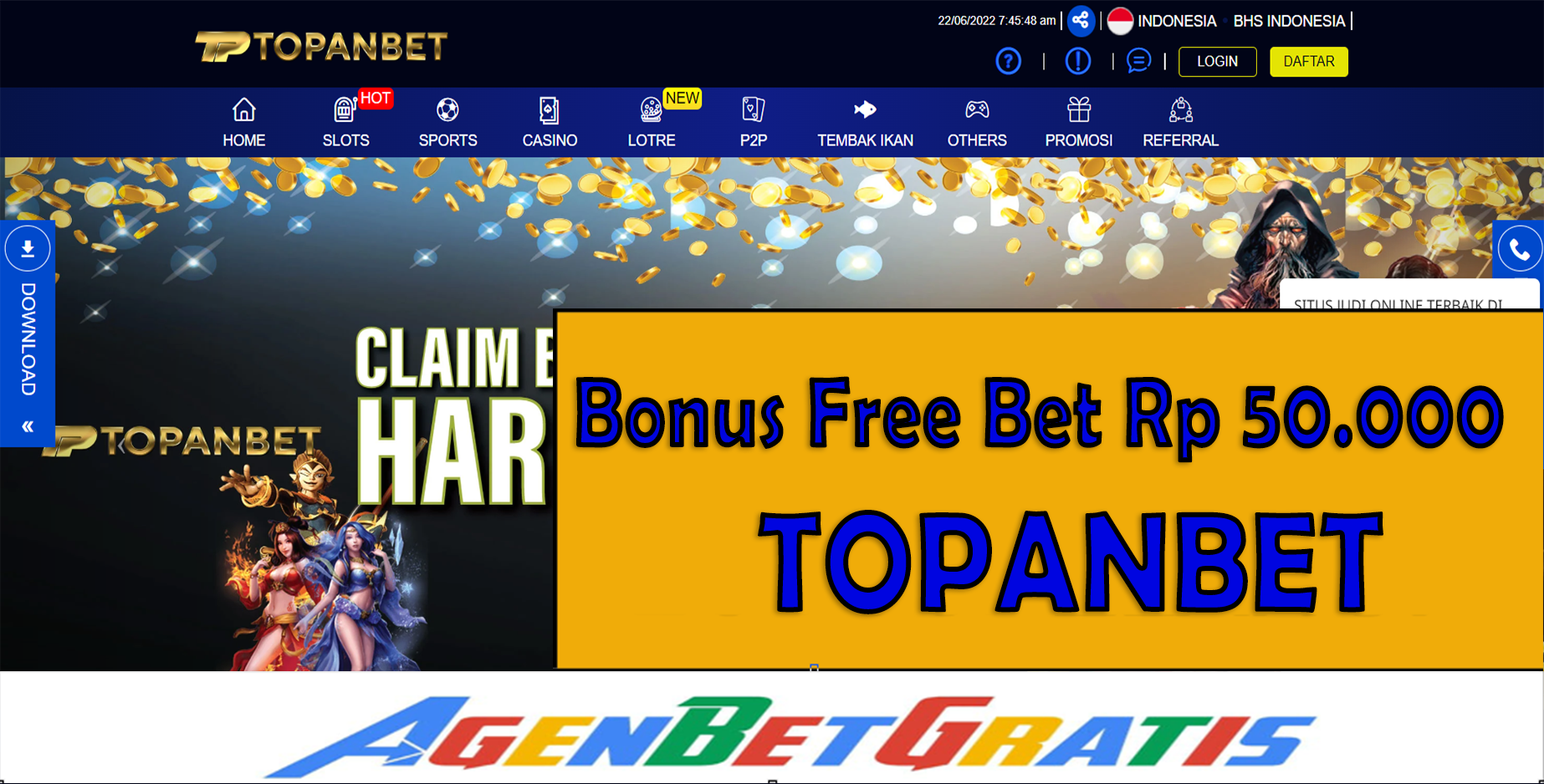 TOPANBET  - Bonus FreeBet 50.000