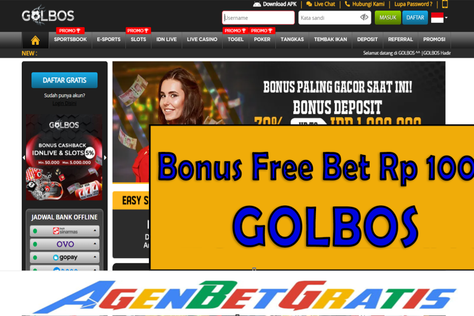 GOLBOS  - Bonus FreeBet 100.000