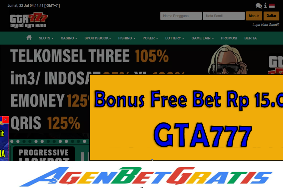 GTA777 - Bonus FreeBet 15.000