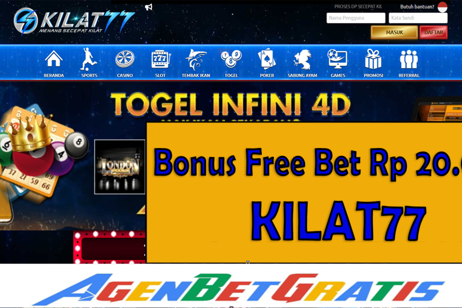 KILAT77 - Bonus FreeBet 20.000