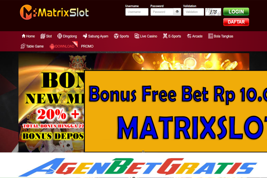 MATRIXSLOT - Bonus FreeBet 10.000