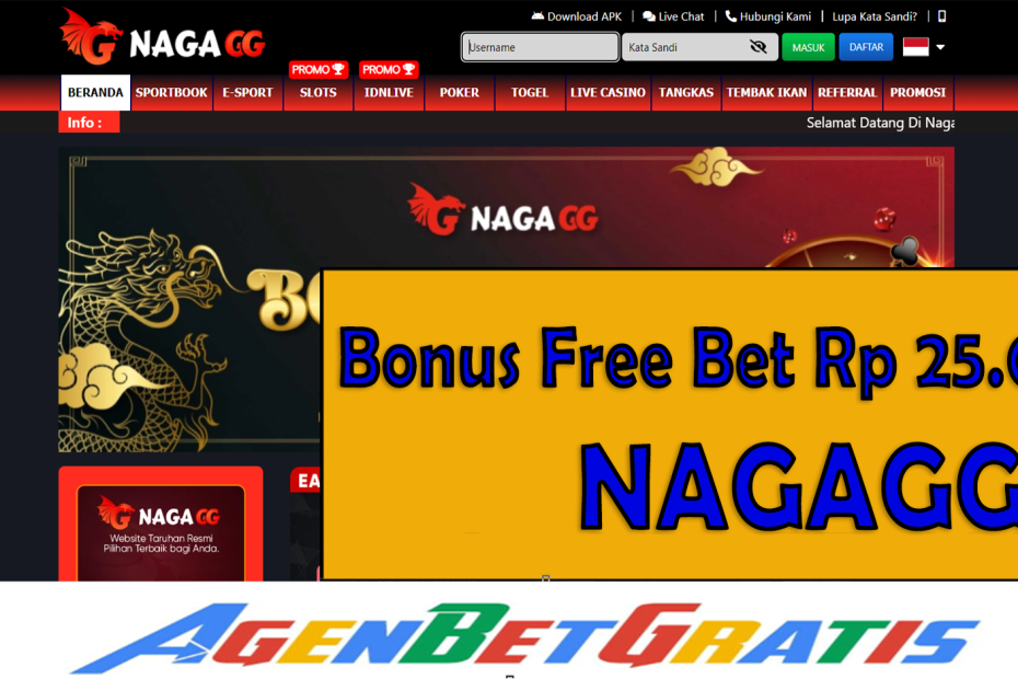 NAGAGG - Bonus FreeBet 25.000