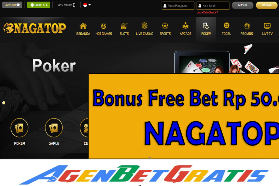 NAGATOP - Bonus FreeBet 50.000