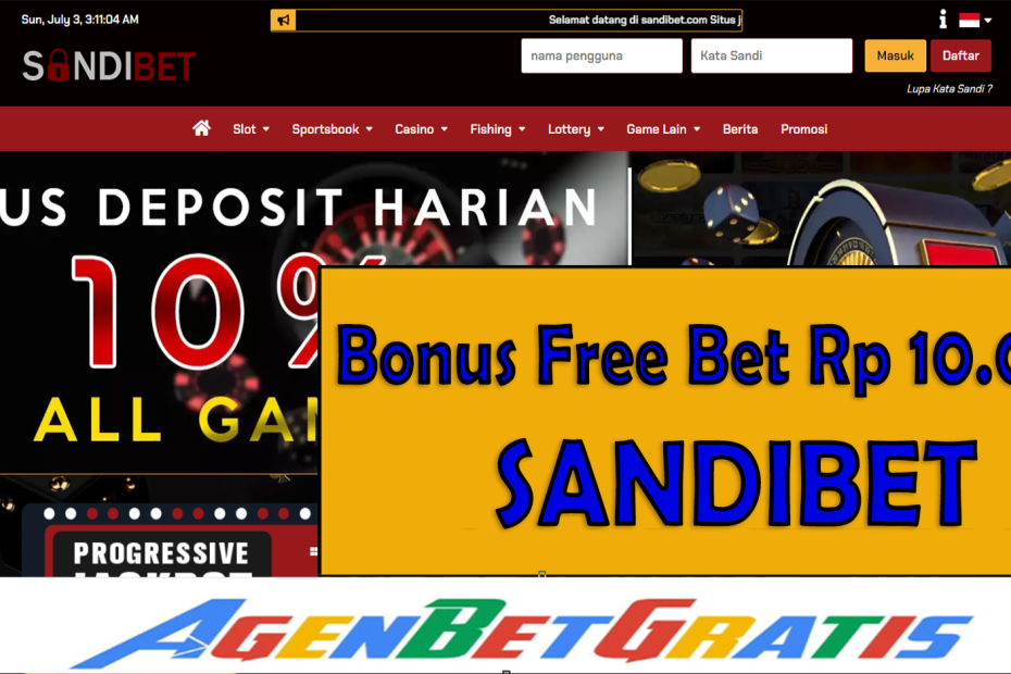 SANDIBET - Bonus FreeBet 10.000