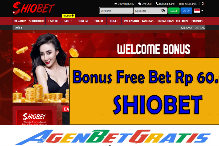 SHIOBET - Bonus FreeBet 60.000