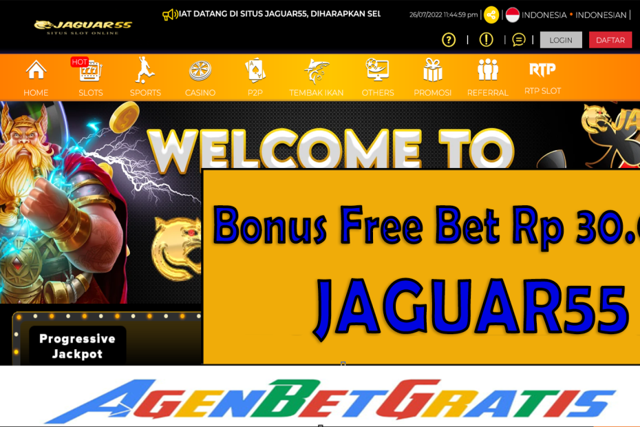 JAGUAR55 - Bonus FreeBet 30.000