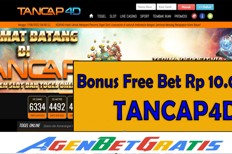 TANCAP4D - Bonus FreeBet 10.000
