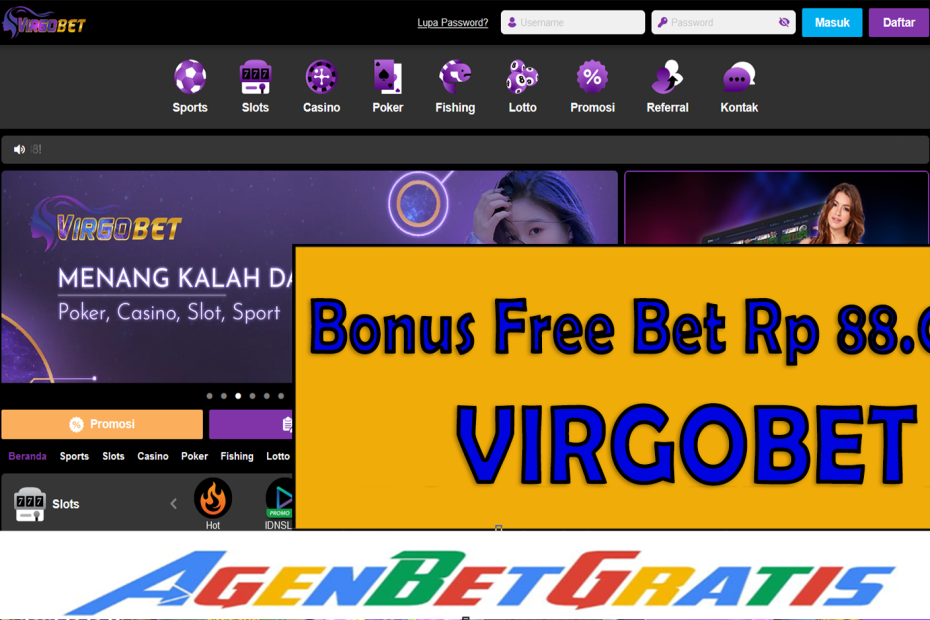 VIRGOBET - Bonus FreeBet 88.000